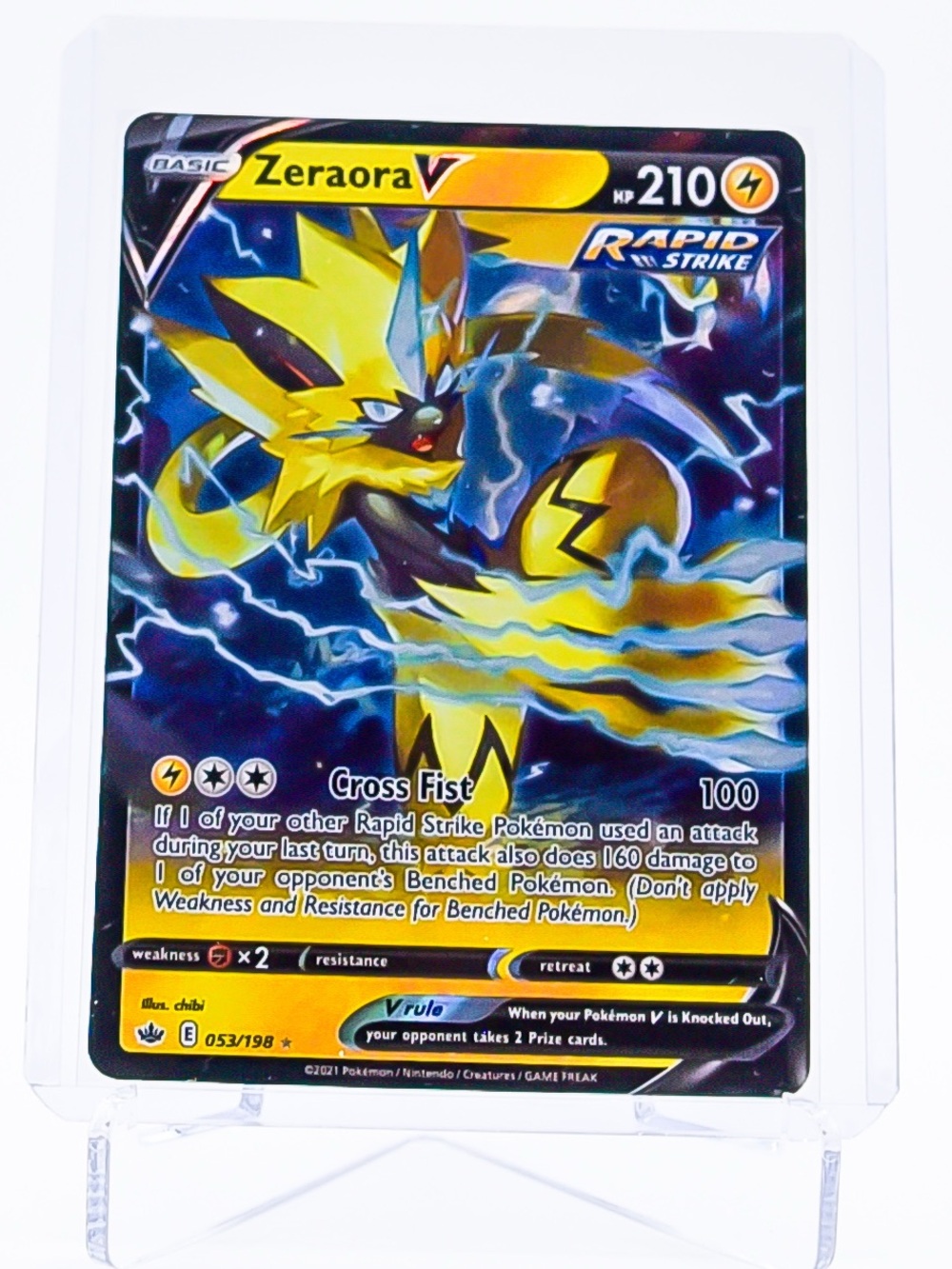 Pokemon Card Zeraora 053/198